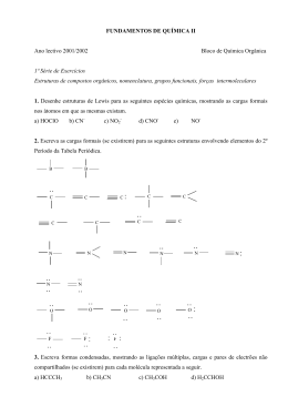Fundamentos de Qu&iacute;mica II 2001-2002