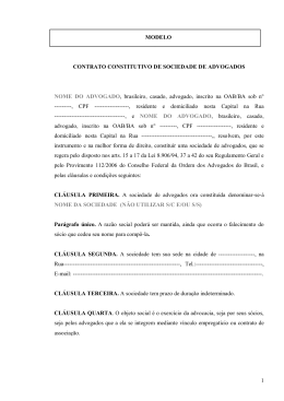 Modelo Contrato de Associaçäo PROV 112