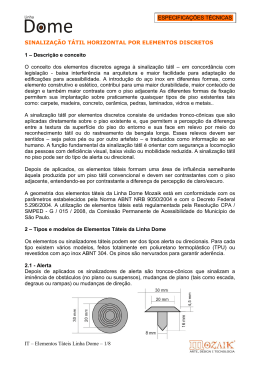 IT &ndash; Elementos T&aacute;teis Linha Dome &ndash; 1/8