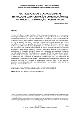 iv col&oacute;quio internacional de pol&iacute;ticas e pr&aacute;ticas curriculares