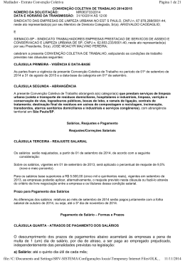 O descumprimento dos prazos de pagamentos abaixo