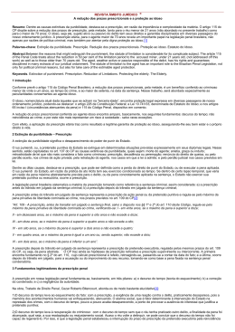 REVISTA &Acirc;MBITO JUR&Iacute;DICO &reg; A redu&ccedil;&atilde;o dos prazos