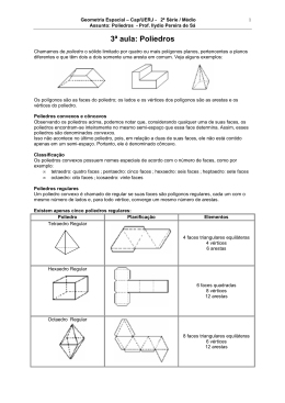 Estudo dos Poliedros
