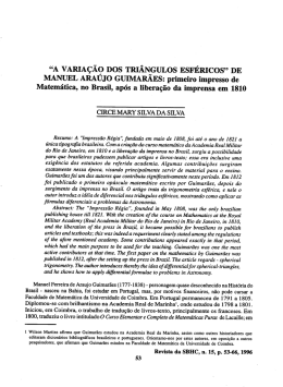 A varia&ccedil;&atilde;o dos tri&acirc;ngulos esf&eacute;ricos