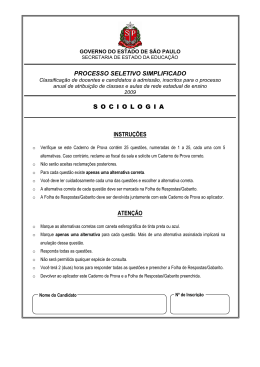 processo seletivo simplificado sociologia instru&ccedil;&otilde;es