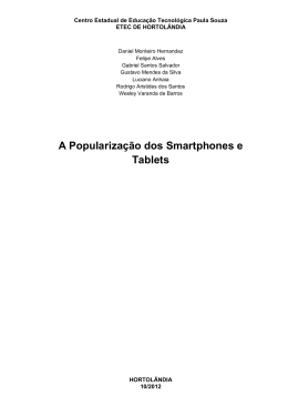 A Popularização dos Smartphones e Tablets