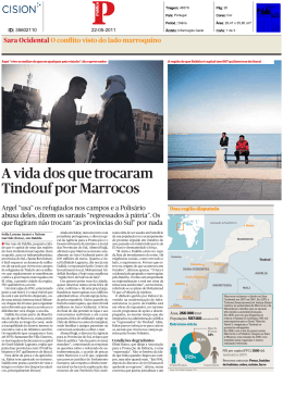 A vida dos que trocaram Tindouf por Marrocos