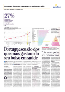 Portugueses são dos que mais gastam do seu bolso em