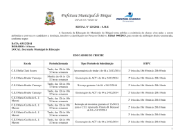 1 EDITAL N&ordm; 125/2014 &ndash; S.M.E A Secretaria de Educa&ccedil;&atilde;o do