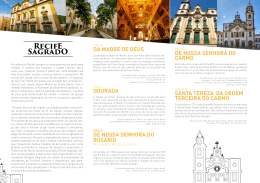 Folder do Recife Sagrado