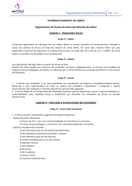 Regulamento Interno - Externato Marista de Lisboa