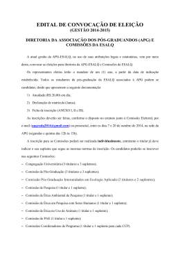 Edital-Eleicao RD`s e APG ESALQ