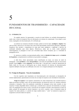 Sinais de Transmiss&atilde;o - Faculdade Gama e Souza