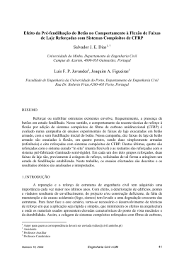 efeito da pr&eacute;-fendilha&ccedil;&atilde;o do bet&atilde;o no comportamento &agrave; flex&atilde;o de