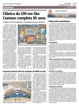 Fábrica da GM em São Caetano completa 85 anos