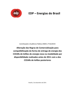 EDP &ndash; Energias do Brasil