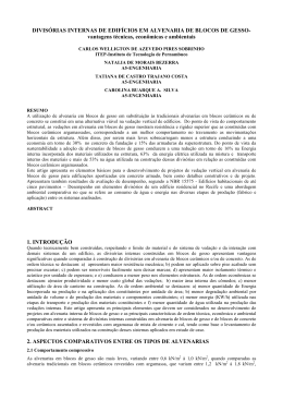 DIVIS&Oacute;RIAS INTERNAS DE EDIF&Iacute;CIOS EM - Sinduscon-Rio