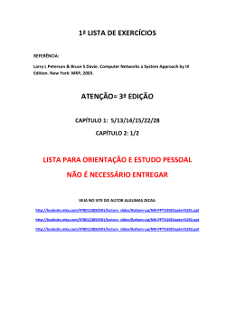 1&ordf; lista de exerc&iacute;cios aten&ccedil;&atilde;o= 3&ordf; edi&ccedil;&atilde;o lista para orienta&ccedil;&atilde;o e