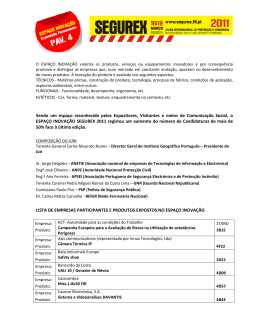 Sendo um espa&ccedil;o reconhecido pelos Exposit ESPA&Ccedil;O INOVA&Ccedil;&Atilde;O