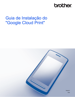 Guia de Instalação do "Google Cloud Print"