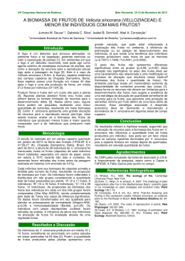 Resumo - Sociedade Bot&acirc;nica do Brasil