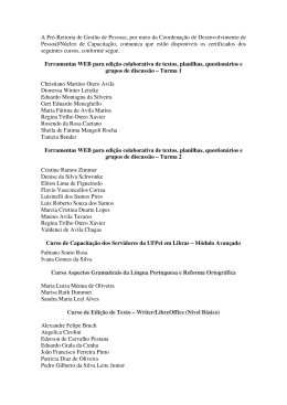 A Pr&oacute;-Reitoria de Gest&atilde;o de Pessoas, por meio da