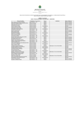 Vespertino - Campus Vila Velha - Instituto Federal do Esp&iacute;rito Santo