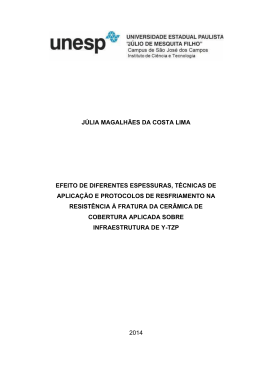 j&uacute;lia magalh&atilde;es da costa lima efeito de diferentes espessuras