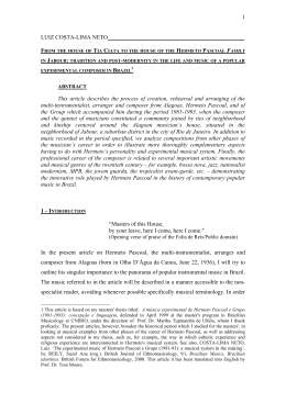 1 LUIZ COSTA-LIMA NETO This article