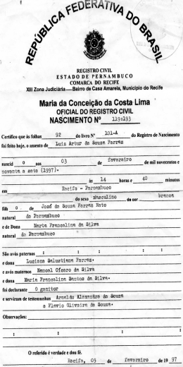 Maria da Conceição da Costa Lima