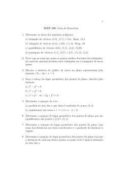 Lista de Exerc&iacute;cios - IME-USP