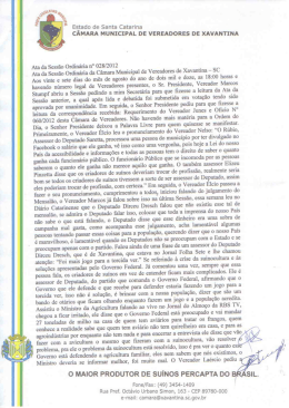problema, pra ele o problema da suinocultura est&aacute; resolvido, isso &eacute;