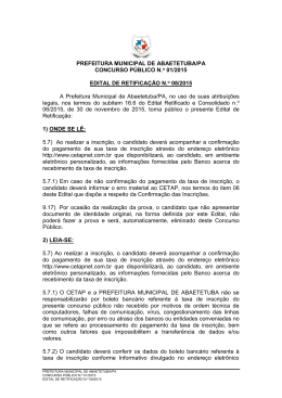 PREFEITURA MUNICIPAL DE ABAETETUBA/PA