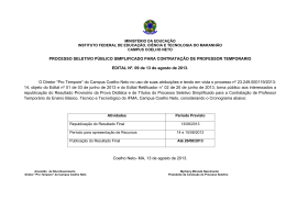 6. Edital n&ordm; 9, de 13.08.2013 - Republica&ccedil;&atilde;o de Resultado