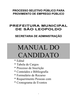 PREFEITURA MUNICIPAL DE S&Atilde;O VENDELINO