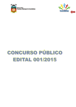 Edital do Concurso - Concursos Abertos