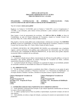 Preg&atilde;o Presencial