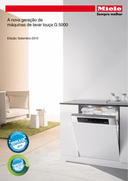 Máquinas de lavar louça Miele - Faça as suas encomendas On