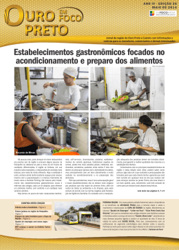 vers&atilde;o on-line do Jornal Ouro Preto em Foco