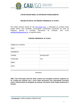 edital - CAU/GO