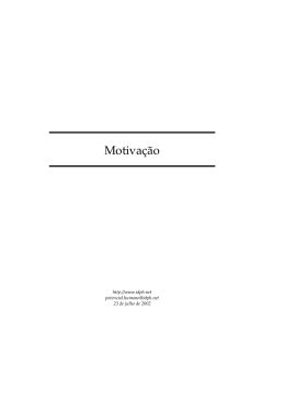 Motivação - Instituto do Desenvolvimento do Potencial Humano
