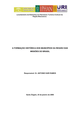 HISTORIA DA REGIAO DAS MISSOES 2
