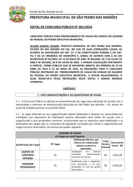 edital n&deg; 01/2014