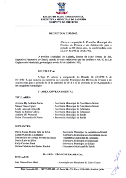 estado de mato grosso do sul prefeitura municipal de ladario