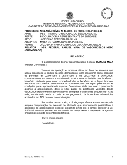 poder judiciário tribunal regional federal da 5ª região gabinete do