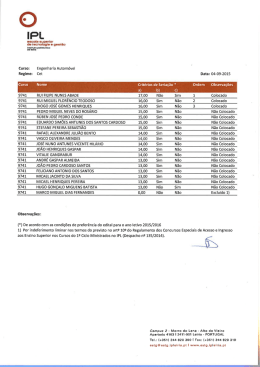 Engenharia Automóvel