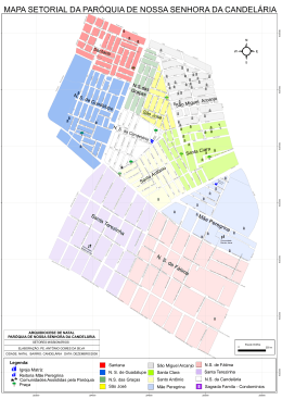 Mapa Setores da Igreja