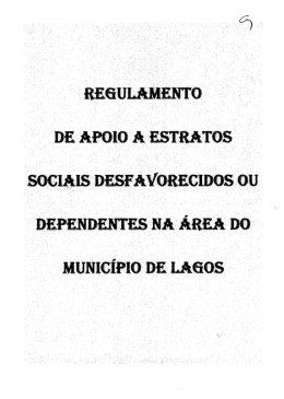 Page 1 Page 2 Regulamento de Apoio a Estratos Sociais