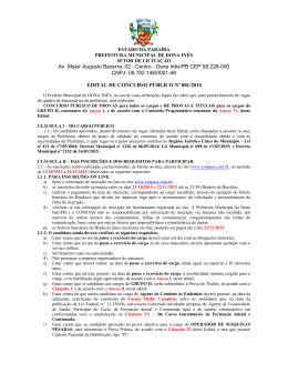 Documento Edital
