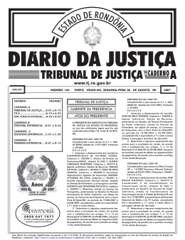 06 - Tribunal de Justi&ccedil;a de Rond&ocirc;nia